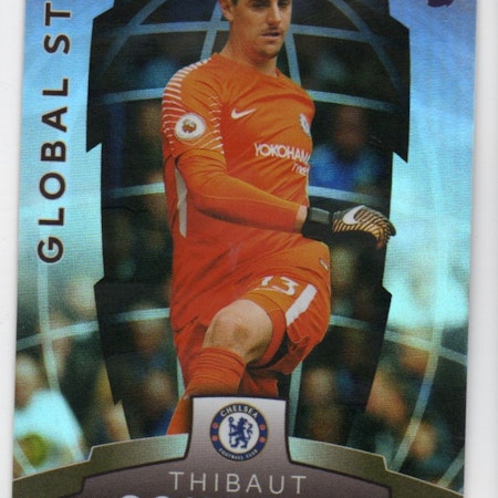 2017-18 Topps English Premier League Platinum #109 Thibaut Courtois (15-X297-SOCCERCHELSEA)