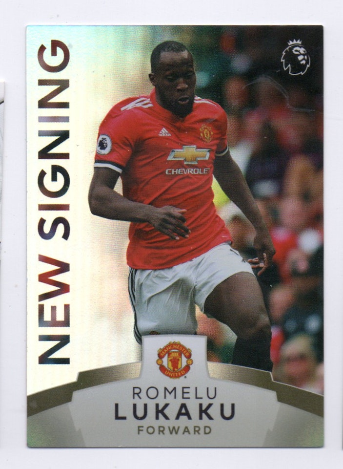 2017-18 Topps English Premier League Platinum #152 Romelu Lukaku (20-X297-SOCCERMANCHESTERUNITED)