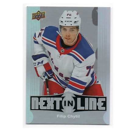 2017-18 Upper Deck Overtime Next In Line #NL10 Filip Chytil (10-X73-RANGERS)