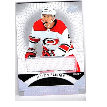 2017-18 Upper Deck Premier Jerseys #77 Haydn Fleury (30-X59-HURRICANES)