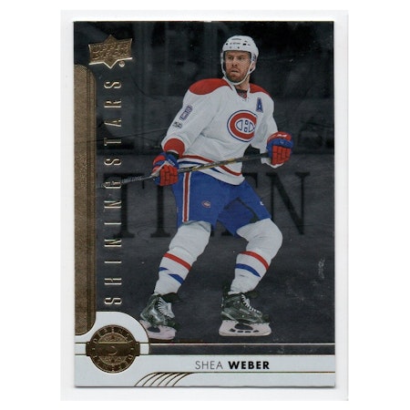 2017-18 Upper Deck Shining Stars Defensemen #SSD8 Shea Weber (10-X204-CANADIENS)