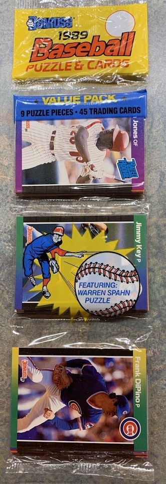 1989 Donruss Puzzle & Cards Series BASEBALL (Value Pack)