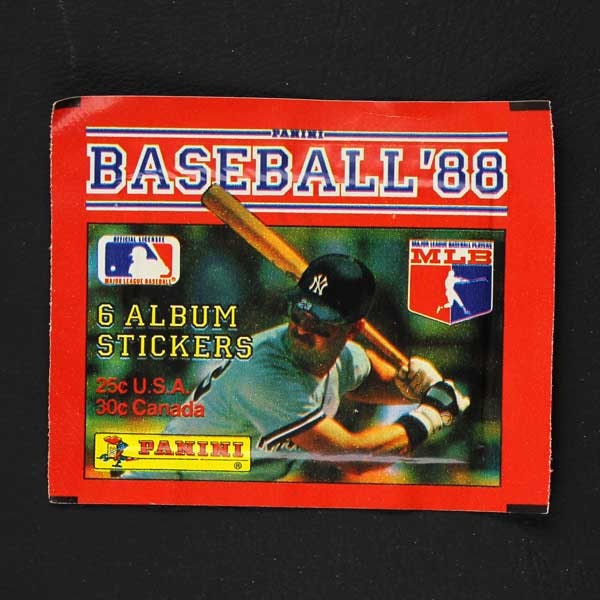 1988 Panini Baseball Album Stickers Cards (Löspaket)