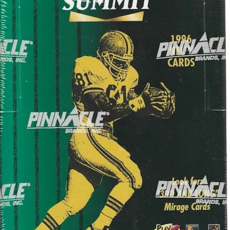 1996 Pinnacle SUMMIT NFL Football (18 Pack Hobby Box)