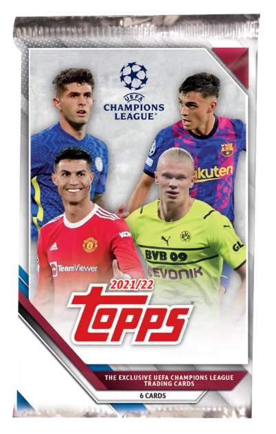 2021-22 Topps UEFA Champions League Collection Soccer (Blaster Pack)