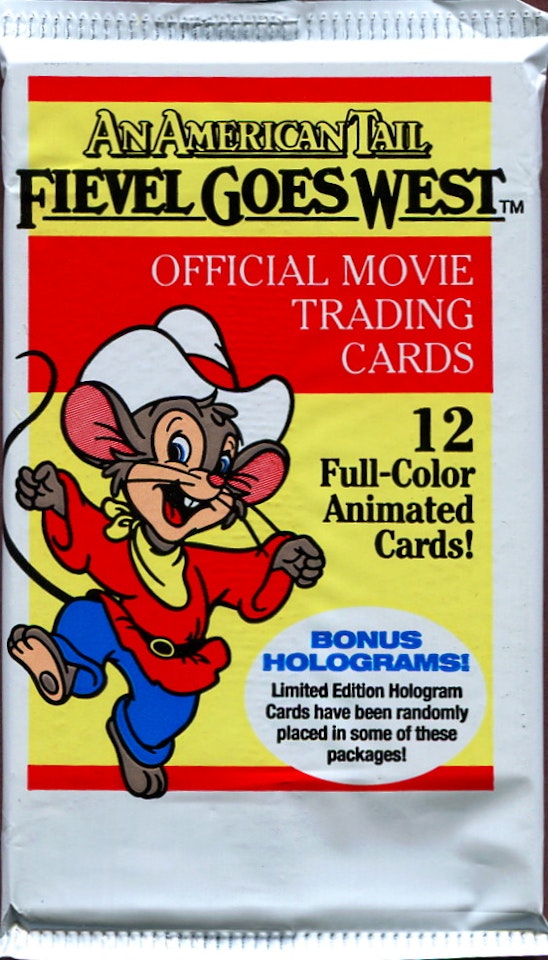 1991 Impel An American Tail Fievel Goes West (Löspaket)