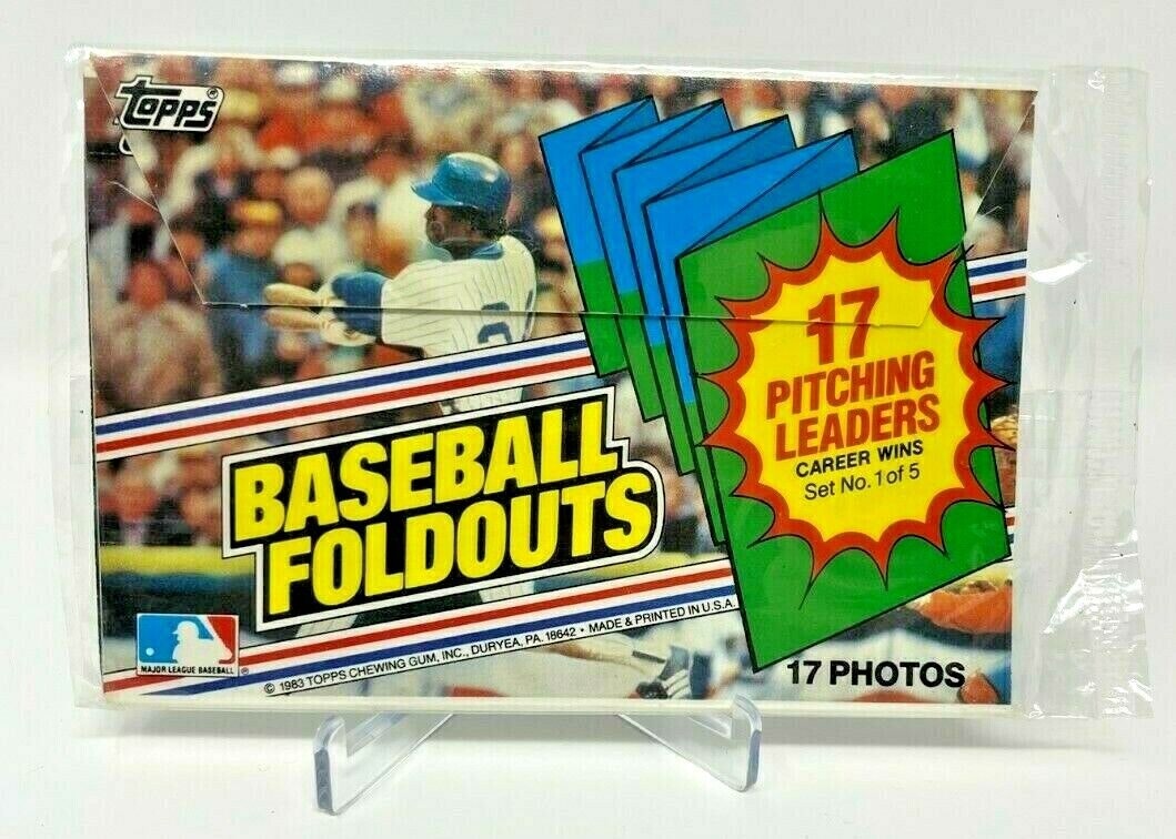 1983 Topps Baseball Foldouts 17 Pitching Leaders (1 paket)