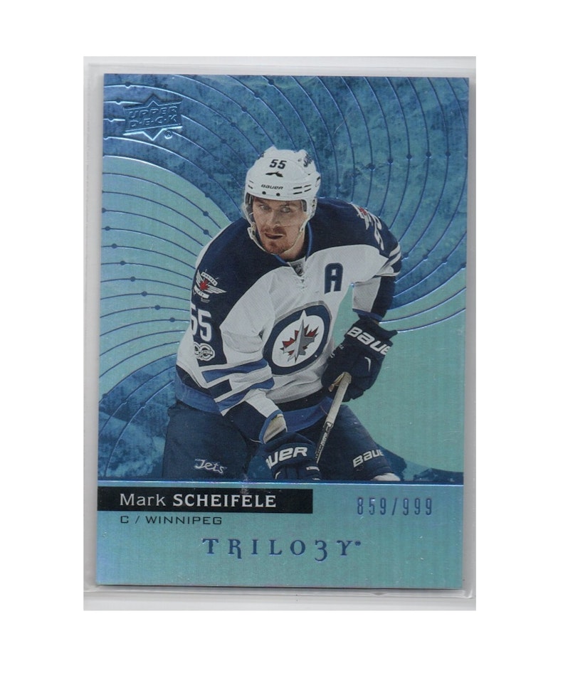 2017-18 Upper Deck Trilogy Blue #9 Mark Scheifele (12-X265-NHLJETS)