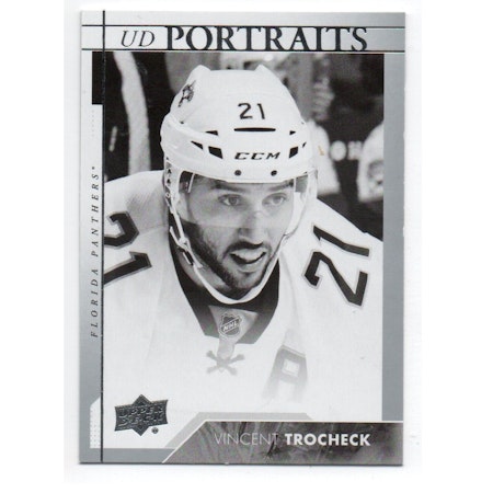 2017-18 Upper Deck UD Portraits #P27 Vincent Trocheck (10-X204-NHLPANTHERS)
