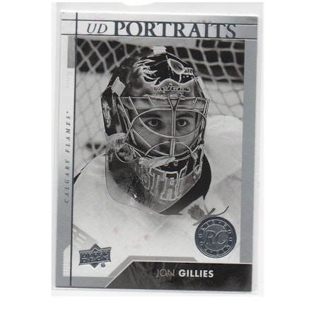 2017-18 Upper Deck UD Portraits #P63 Jon Gillies (10-X231-RC-FLAMES)