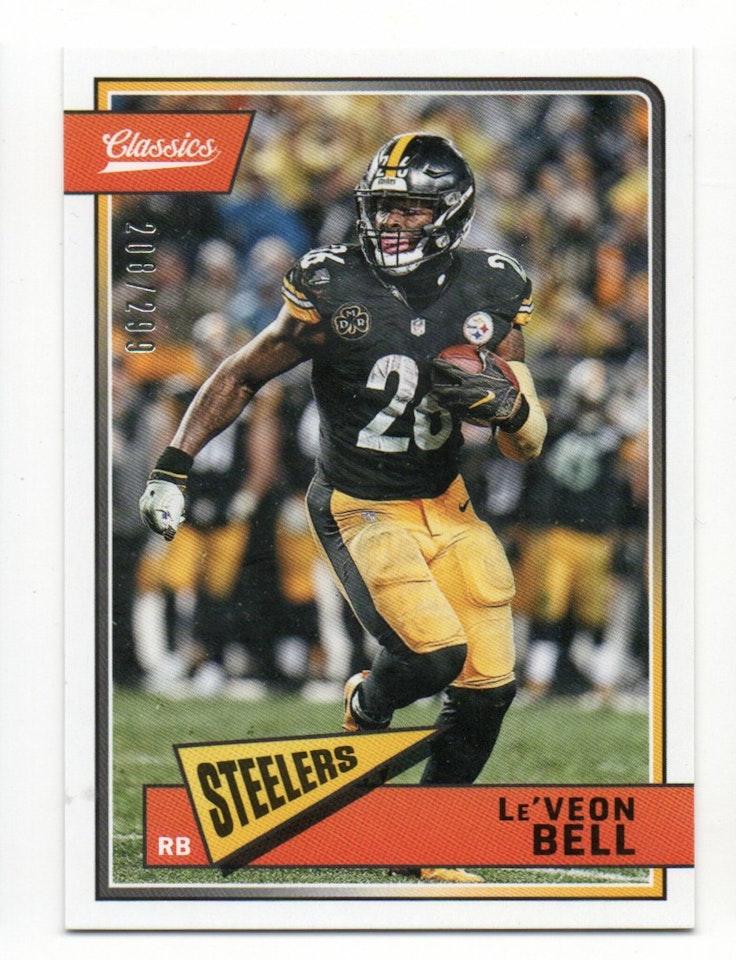 2018 Classics Red Back #78 Le'Veon Bell (15-X300-NFLSTEELERS)