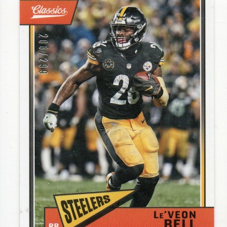 2018 Classics Red Back #78 Le'Veon Bell (15-X300-NFLSTEELERS)