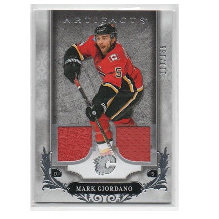 2018-19 Artifacts Materials Silver #99 Mark Giordano (30-X158-FLAMES)
