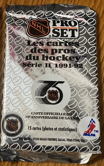 1991-92 Pro Set Series 2 French/Canadian (Löspaket)
