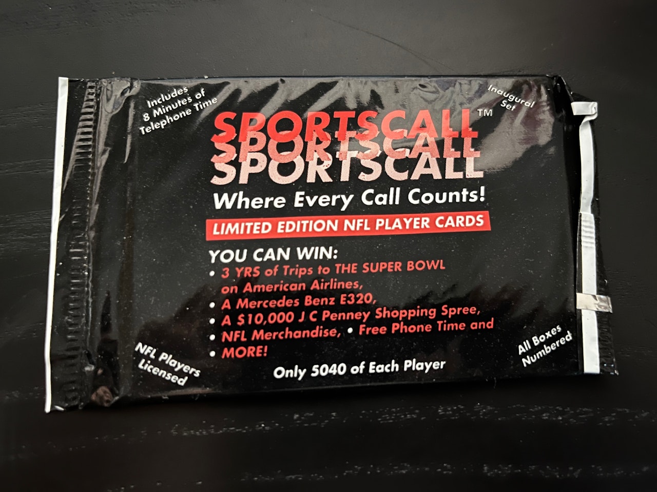 1996 Sportscall NFL Limited Edition (Löspaket)