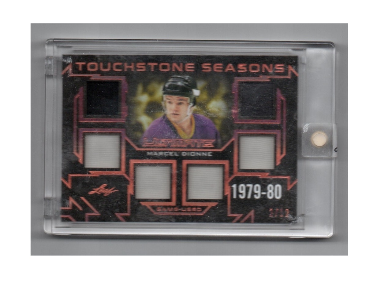 2018-19 Leaf Ultimate Touchstone Seasons Relics Bronze Spectrum #TS09 Marcel Dionne (300-HIGHEND-NHLKINGS)