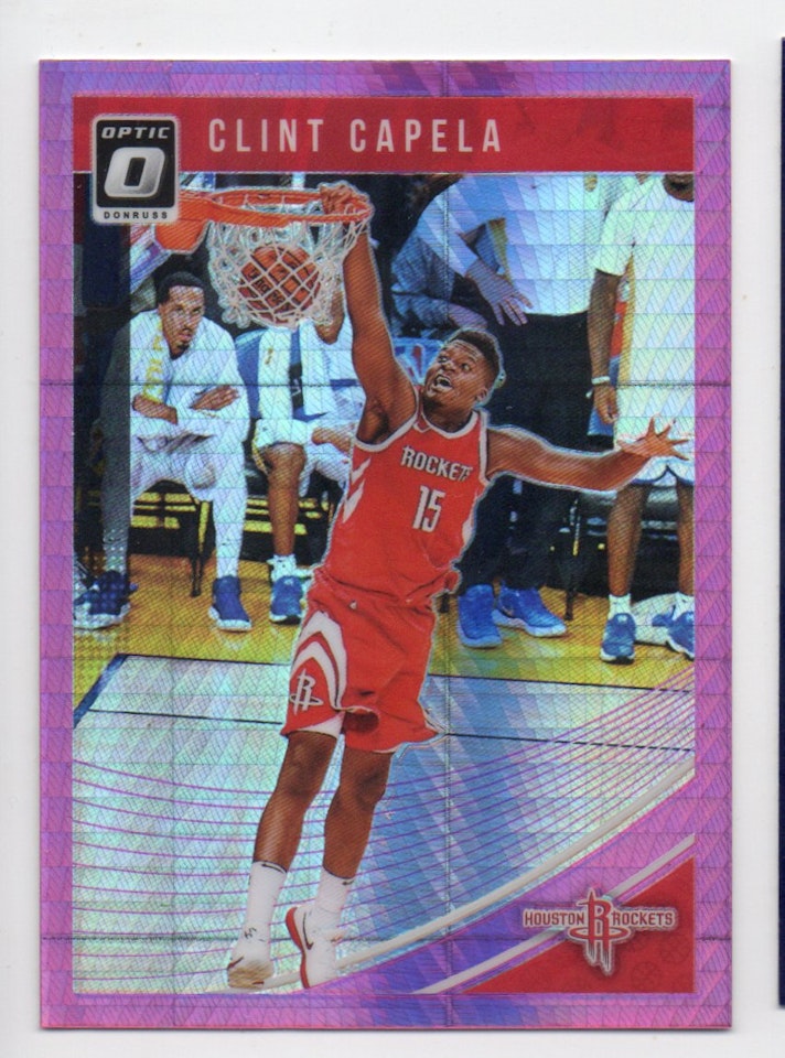 2018-19 Donruss Optic Hyper Pink #62 Clint Capela (20-X309-NBAROCKETS)