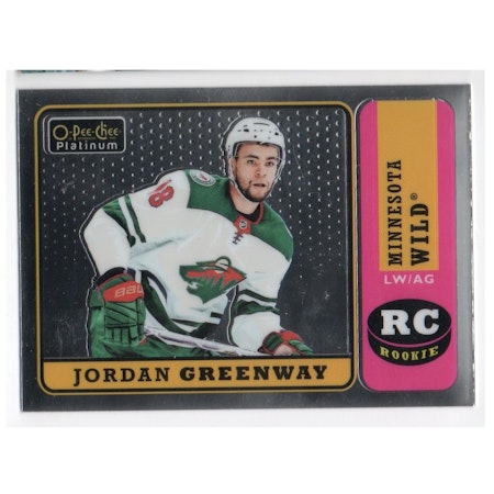 2018-19 O-Pee-Chee Platinum Retro #R96 Jordan Greenway (15-X158-NHLWILD)