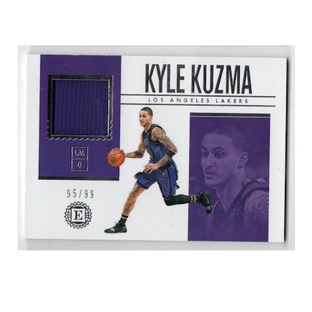2018-19 Panini Encased Materials #41 Kyle Kuzma (40-X217-NBALAKERS)