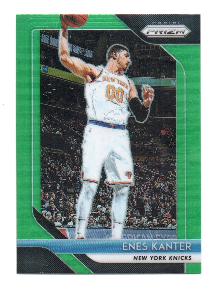 2018-19 Panini Prizm Prizms Green #277 Enes Kanter (20-X318-NBAKNICKS)