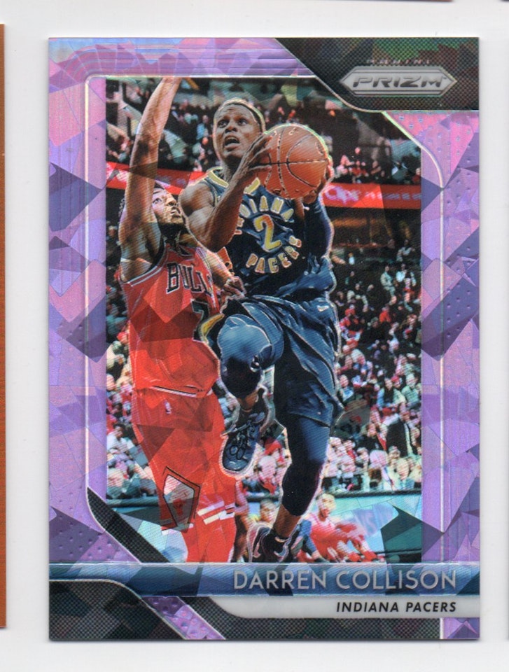 2018-19 Panini Prizm Prizms Purple Ice #104 Darren Collison (50-X326-NBAPACERS)