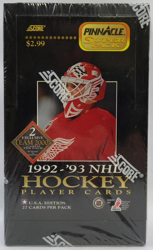 1992-93 Pinnacle Hockey US (Super Pack Box)