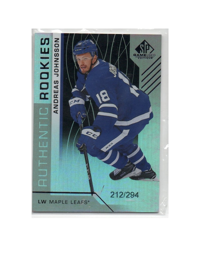 2018-19 SP Game Used Rainbow #116 Andreas Johnsson (20-X221-MAPLE LEAFS)