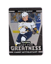 2018-19 Synergy Cast for Greatness #CG3 Casey Mittelstadt (250-X119-SABRES)