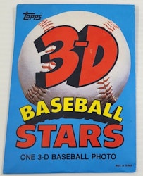 1985 Topps 3-D Baseball Stars (Oversized Cards - One Pack)