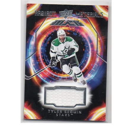 2018-19 UD Black Radiant Materials #RMTS Tyler Seguin A (30-X231-GAMEUSED-NHLSTARS)