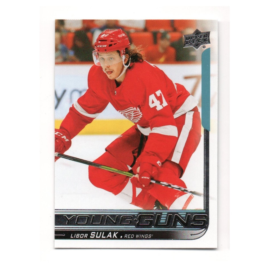 2018-19 Upper Deck #227 Libor Sulak YG RC (25-161x5-RED WINGS)