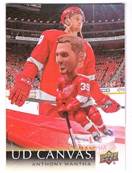 2018-19 Upper Deck Canvas #C30 Anthony Mantha (10-X30-RED WINGS)