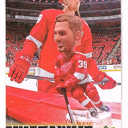 2018-19 Upper Deck Canvas #C30 Anthony Mantha (10-X30-RED WINGS)