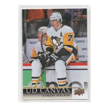 2018-19 Upper Deck Canvas #C64 Evgeni Malkin (12-X223-PENGUINS)