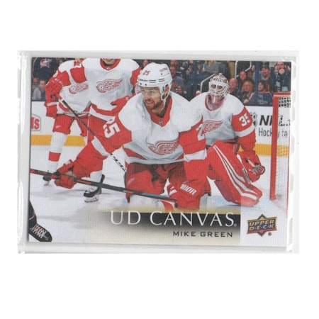 2018-19 Upper Deck Canvas #C147 Mike Green (10-X181-RED WINGS)