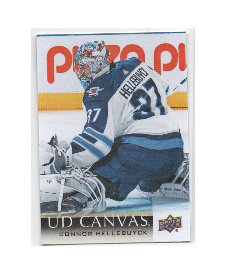 2018-19 Upper Deck Canvas #C209 Connor Hellebuyck (12-X195-NHLJETS) (2)