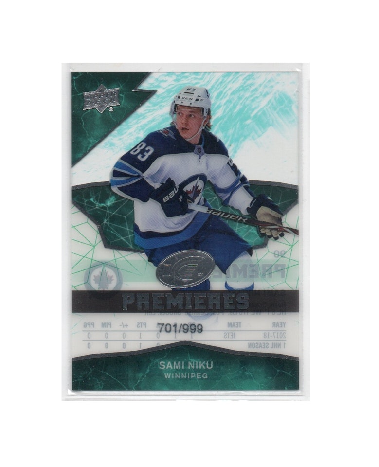 2018-19 Upper Deck Ice #90 Sami Niku RC (25-X184-NHLJETS)