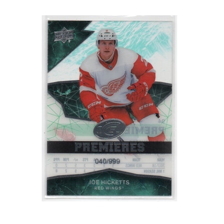 2018-19 Upper Deck Ice #94 Joe Hicketts RC (30-X184-RED WINGS)