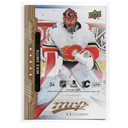 2018-19 Upper Deck MVP Puzzle Back #34 Mike Smith (10-X165-FLAMES)