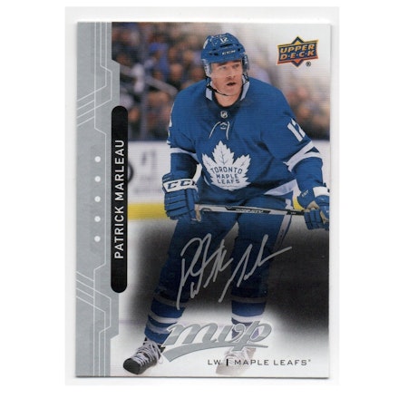 2018-19 Upper Deck MVP Silver Script #110 Patrick Marleau (10-X165-MAPLE LEAFS)