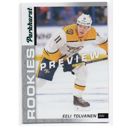 2018-19 Upper Deck Parkhurst Rookies #PR5 Eeli Tolvanen (25-X160-PREDATORS)