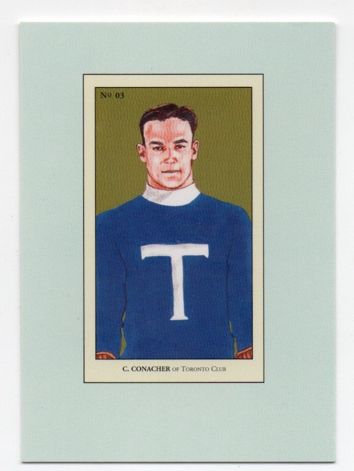 2010-11 ITG 100 Years of Card Collecting #3 Charlie Conacher HP (20-X332-MAPLE LEAFS)