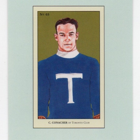 2010-11 ITG 100 Years of Card Collecting #3 Charlie Conacher HP (20-X332-MAPLE LEAFS)