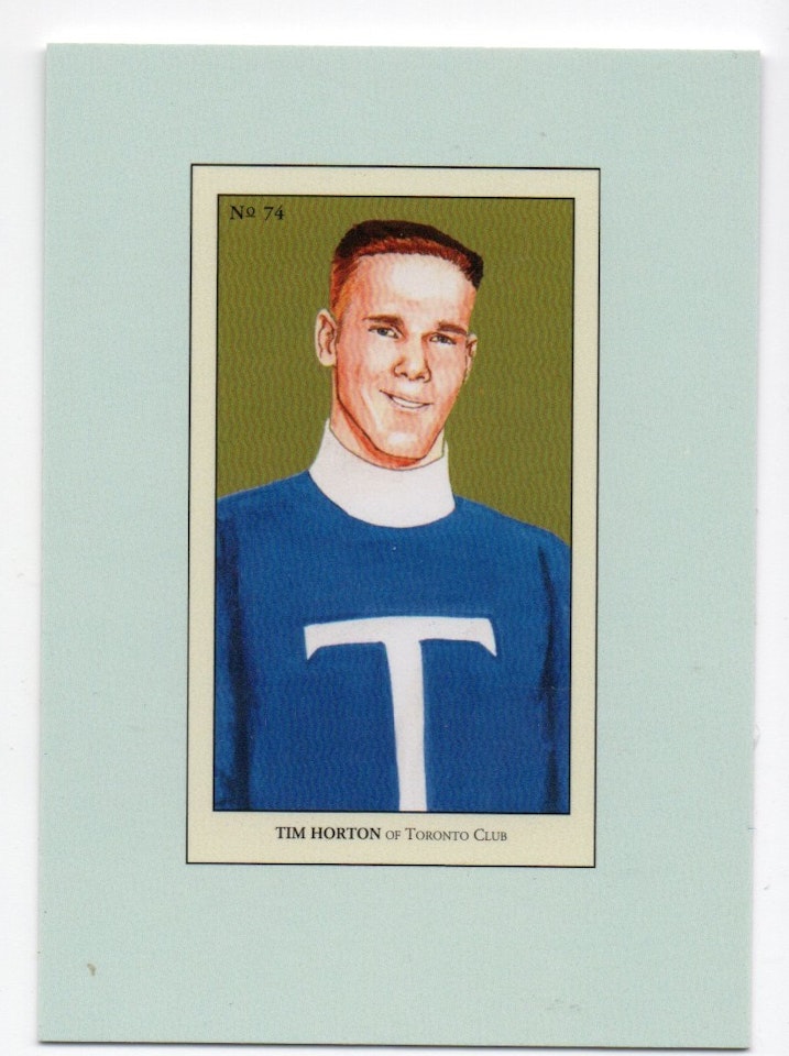 2010-11 ITG 100 Years of Card Collecting #74 Tim Horton HP (20-X332-MAPLE LEAFS)