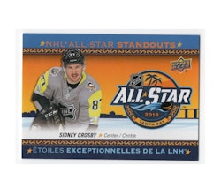 2018-19 Upper Deck Tim Hortons NHL All Star Standouts #AS2 Sidney Crosby (40-X73-PENGUINS)