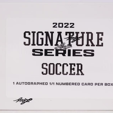 2022 Leaf Signature Series Soccer (Hobby Box)