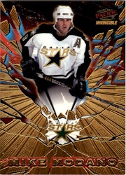 1997-98 Pacific Invincible Feature Performers #11 Mike Modano (15-X333-NHLSTARS) (2)
