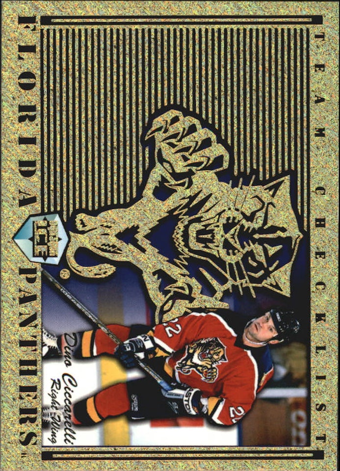 1998-99 Pacific Dynagon Ice Team Checklists #11 Dino Ciccarelli (12-X334-NHLPANTHERS)