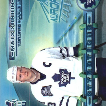 1999-00 Aurora Styrotechs #19 Mats Sundin (15-X333-MAPLE LEAFS)