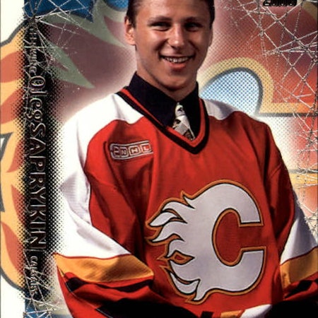 1999-00 Pacific Dynagon Ice #5 Oleg Saprykin SP RC (40-X333-FLAMES)